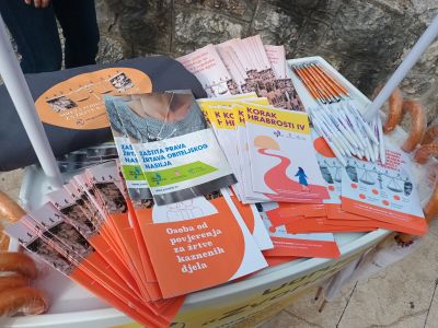 Održana javna akcija povodom Nacionalnog dana borbe protiv nasilja nad ženama koji se obilježava 22.9.