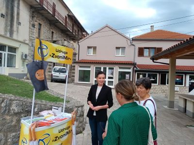 Održana javna akcija povodom Nacionalnog dana borbe protiv nasilja nad ženama koji se obilježava 22.9.