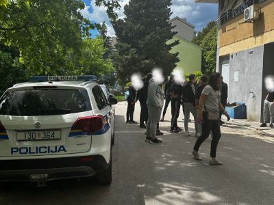 Posjet učenika Policijskoj postaji Knin