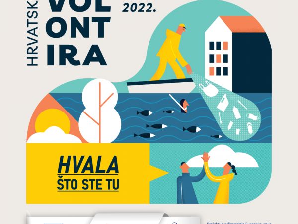 Poziv na uključivanje u kampanju “Hrvatska volontira” 2022.